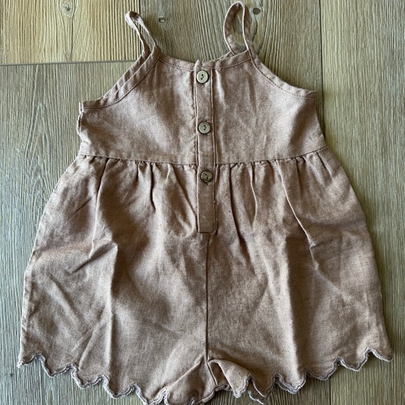 Rylee + Cru Other - RYLEE + CRU Button Romper